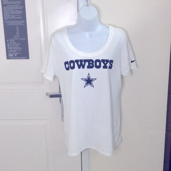 2/$30 - Nike Dallas Cowboys White Star tee L NWT NFL - Picture 1 of 8